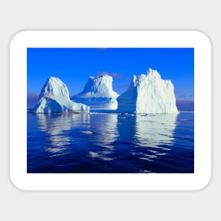 Icebergs (Natural) Sticker